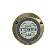 LUZ LED MARINA SUMERGIBLE SEABLAZE QUATTRO, EMITE LUZ MULTICOLOR DE 2000 LÚMENES, FABRICADA EN BRONCE NAVAL CON GRADO DE PROTECCIÓN IP68.-Soluciones Marinas-LUMITEC-Bsai Seguridad & Controles