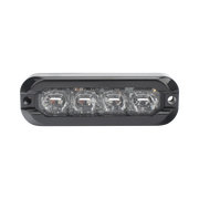 LUZ PERIMETRAL , 8 LED ULTRA BRILLANTES, DUAL COLOR ROJO / AZUL-Luces Auxiliares Vehiculares-ECCO-Bsai Seguridad & Controles