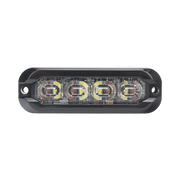 LUZ PERIMETRAL , 8 LED ULTRA BRILLANTES, DUAL COLOR ROJO / CLARO-Luces Auxiliares Vehiculares-ECCO-Bsai Seguridad & Controles