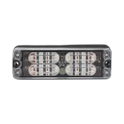 LUZ PERIMETRAL, 12 LED ULTRA BRILLANTES, COLOR ROJO / AZUL-Luces Auxiliares Vehiculares-ECCO-Bsai Seguridad & Controles