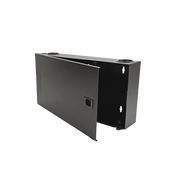 (LVW-F4-01) FIBER, ENCLOSURE, LIGHTVERSE, WALL MOUNT, FIXED ACCESS, 4 OPENINGS, BLACK-Fibra Óptica-SIEMON-Bsai Seguridad & Controles
