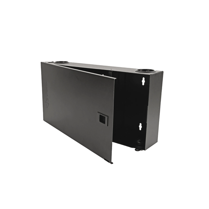 (LVW-F4-01) FIBER, ENCLOSURE, LIGHTVERSE, WALL MOUNT, FIXED ACCESS, 4 OPENINGS, BLACK-Fibra Óptica-SIEMON-LVW-F4-01-Bsai Seguridad & Controles