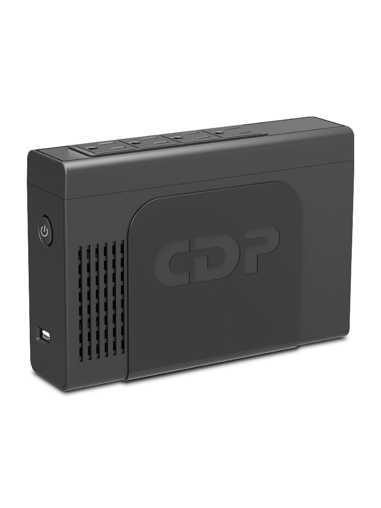 CDP LI-504 UPS INTERACTIVO DE 500VA / 250WATTS / ENTRADA 120V / 4 TERMINALES DE SALIDA / CARGA RAPIDA MEDIANTE USB / REGULADOR / RESPALDO 5 MINUTOS A CARGA COMPLETA / BATERÍA DE LITIO / CUENTA CON 3 AÑOS DE GARANTÍA #CDPDL #PROMOCDP-Reguladores y UPS-CHICAGO DIGITAL POWER-Bsai Seguridad & Controles