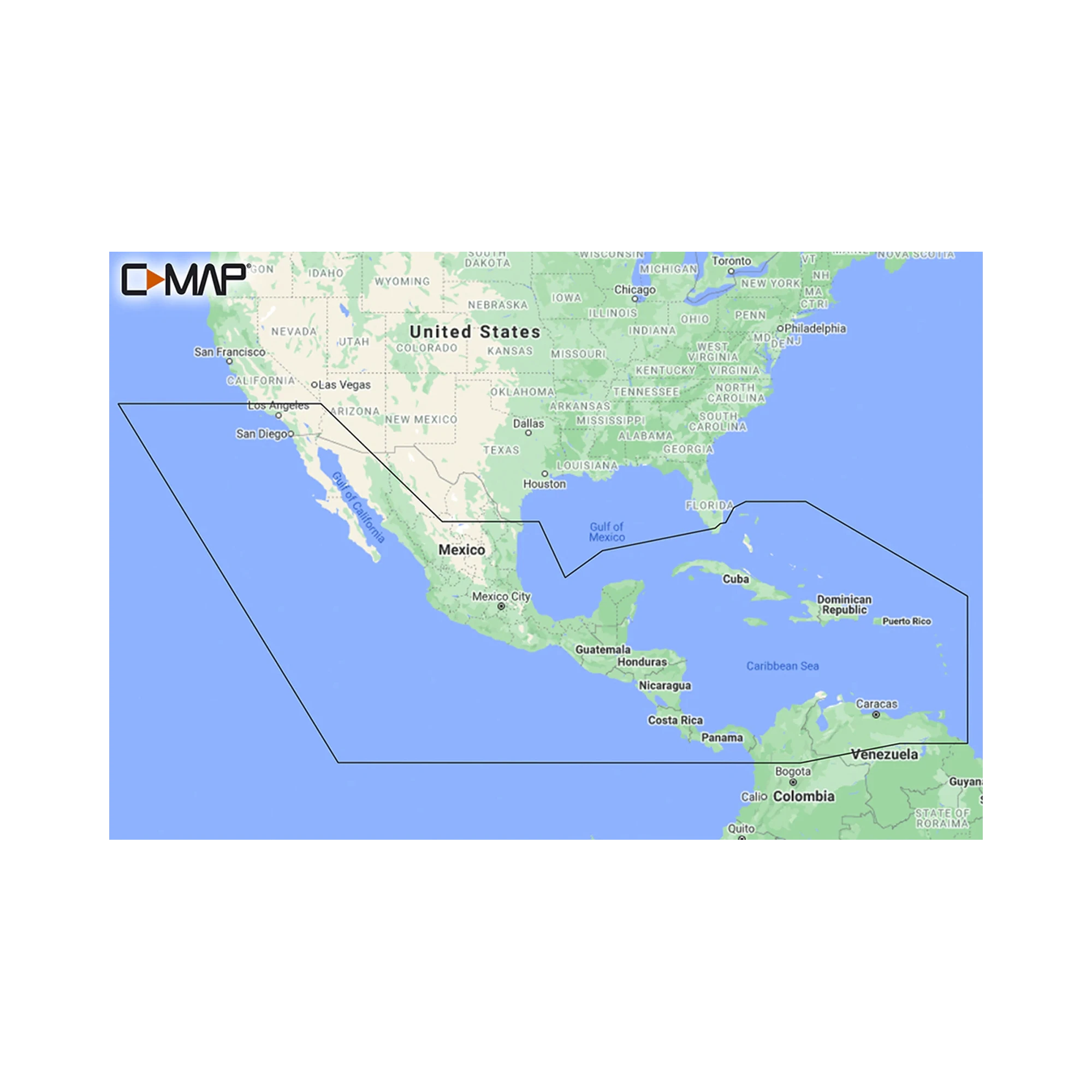 M-NA-Y205-MS C-MAP REVEAL AMÉRICA CENTRAL Y EL CARIBE.-C-MAP-Bsai Seguridad & Controles