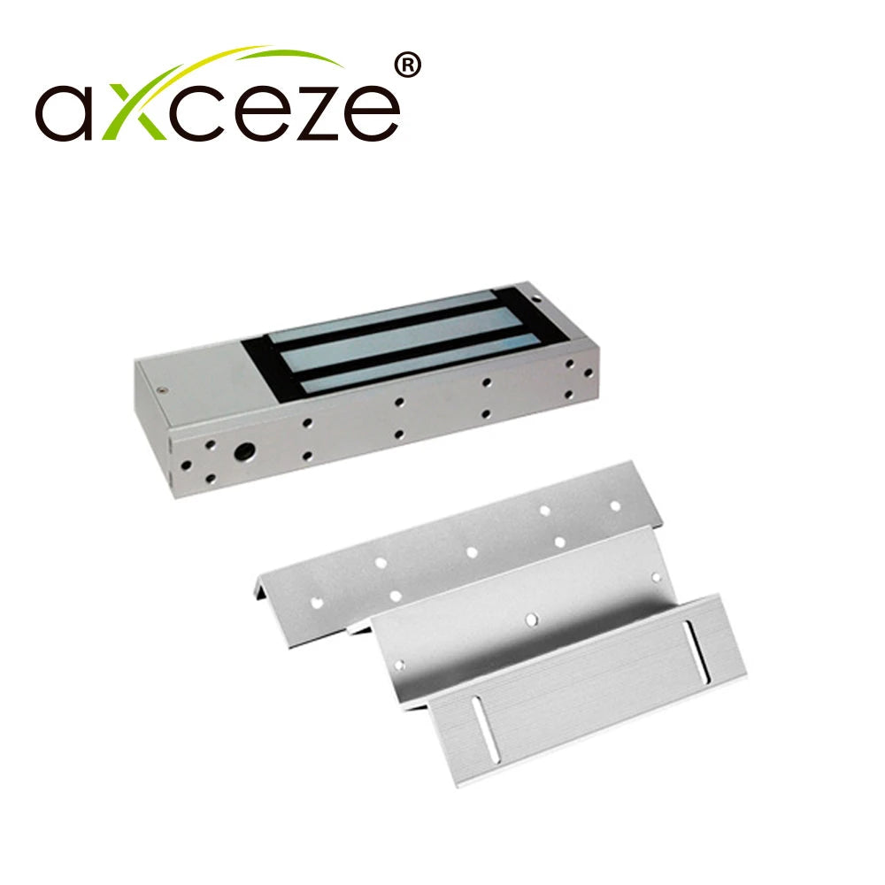M1200 KIT CON 1X CHAPA MAGNETICA AX-M1200 + 1X BRACKET ZL AX-M1200-ZL-Cerraduras-AXCEZE-Bsai Seguridad & Controles
