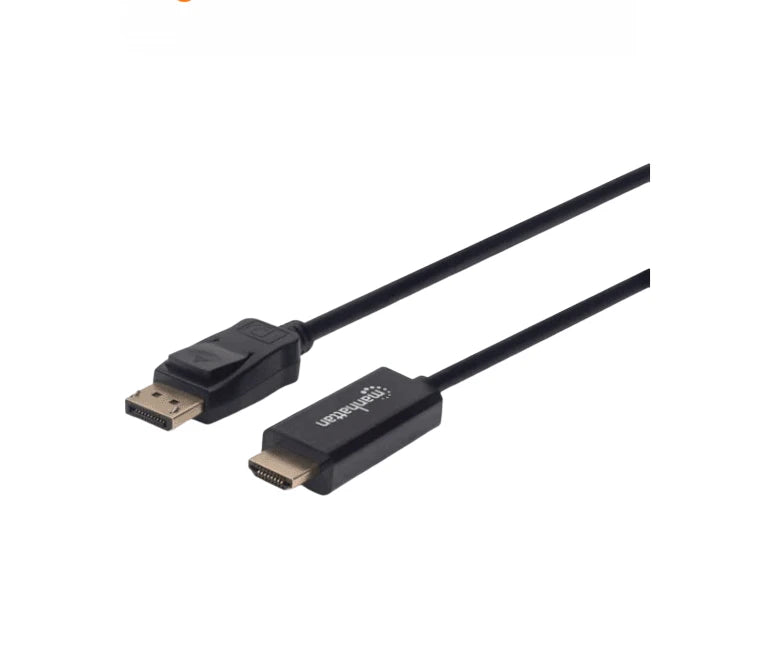 MANHATTAN - 152662 CABLE DISPLAYPORT - HDMI M-M 1080P 1.0M-Servidor de Administración-MANHATTAN-Bsai Seguridad & Controles