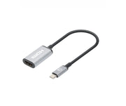 MANHATTAN 153706 - ADAPTADOR USB-C A HDMI 4K@60HZ CONVERTIDOR USB 3.2 TIPO-C MACHO A HDMI HEMBRA, ACTIVO, ALUMINIO, NEGRO-HDMI-MANHATTAN-Bsai Seguridad & Controles