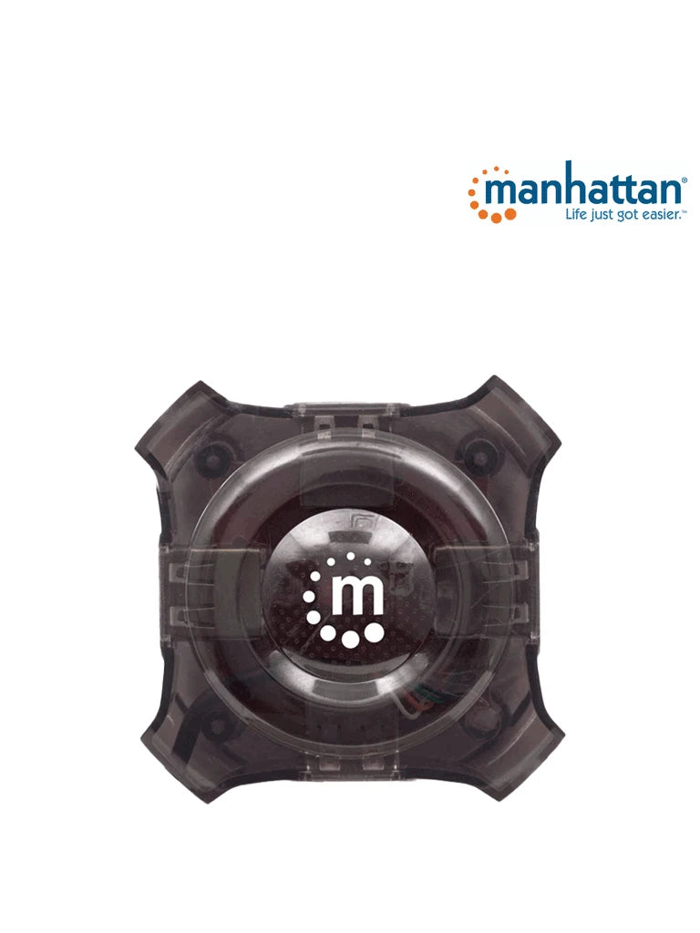 MANHATTAN 162272 - MINI USB DE 4 PUERTOS QUE PROVEEN ENERGÍA/ SOPORTA ESPECIFICACIONES USB 1.1/ SOPORTA DISPOSITIVOS Y PUERTOS USB 2.0 (HASTA 12 MBPS)/-Accesorios y Cables USB-MANHATTAN-Bsai Seguridad & Controles