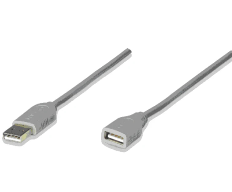 MANHATTAN 317238 - CABLE DE EXTENSIÓN USB MACHO A USB HEMBRA/ 3 METROS/ VELOCIDAD MÁXIMA DE HASTA 12 MBPS/ UL 2725/ USB 1.1/-Accesorios y Cables USB-MANHATTAN-Bsai Seguridad & Controles