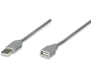 MANHATTAN 317238 - CABLE DE EXTENSIÓN USB MACHO A USB HEMBRA/ 3 METROS/ VELOCIDAD MÁXIMA DE HASTA 12 MBPS/ UL 2725/ USB 1.1/-Accesorios y Cables USB-MANHATTAN-MAN1760071-Bsai Seguridad & Controles