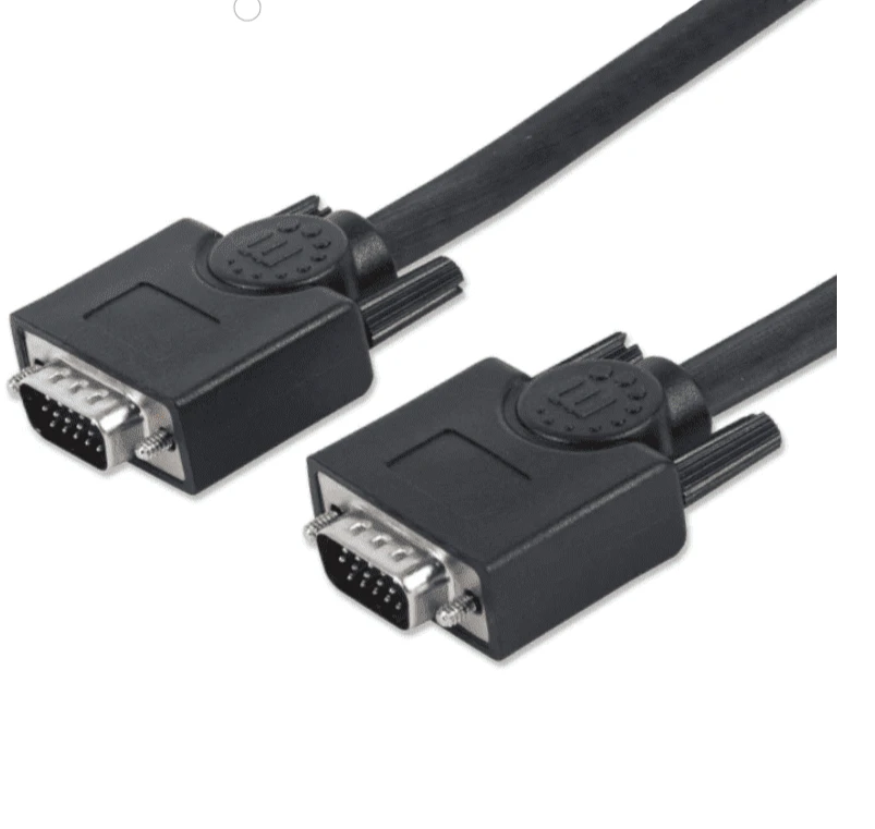 MANHATTAN 311731 - CABLE DE 1.8 METROS PARA MONITOR SVGA/ HD 15 MACHO A HD 15 MACHO/ COLOR NEGRO/-HDMI-MANHATTAN-Bsai Seguridad & Controles