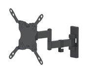 MANHATTAN 461405 - SOPORTE PARA PANTALLAS DE 13 A 42 PULGADAS/ 20 KG DE CARGA/ BRAZO ARTICULADO DOBLE/ DISTANCIA A LA PARED DE HASTA 27.3 CM/ ACERO SOLIDO/ AJUSTE DE INCLINACIÓN Y ANGULO/ VESA 75/ 100/ 200X100/ 200/-Soportes y Bases-MANHATTAN-Bsai Seguridad & Controles