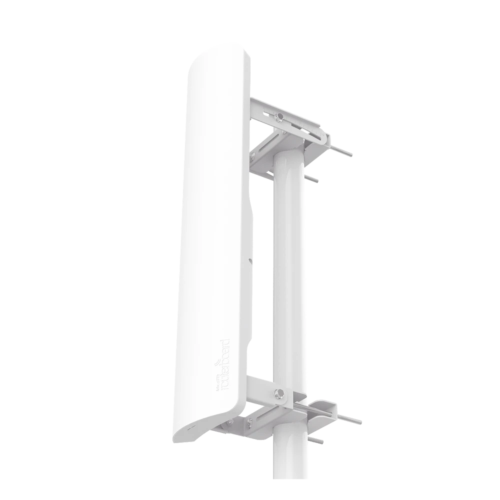 (MANTBOX 19S) PUNTO DE ACCESO SECTORIAL DE 120º EN 5GHZ AC (5.17 - 5.825GHZ.), ANTENA INTEGRADA 19 DBI, HASTA 1000 MW, ALIMENTACIÓN DUAL-Enlaces PtP y PtMP-MIKROTIK-Bsai Seguridad & Controles