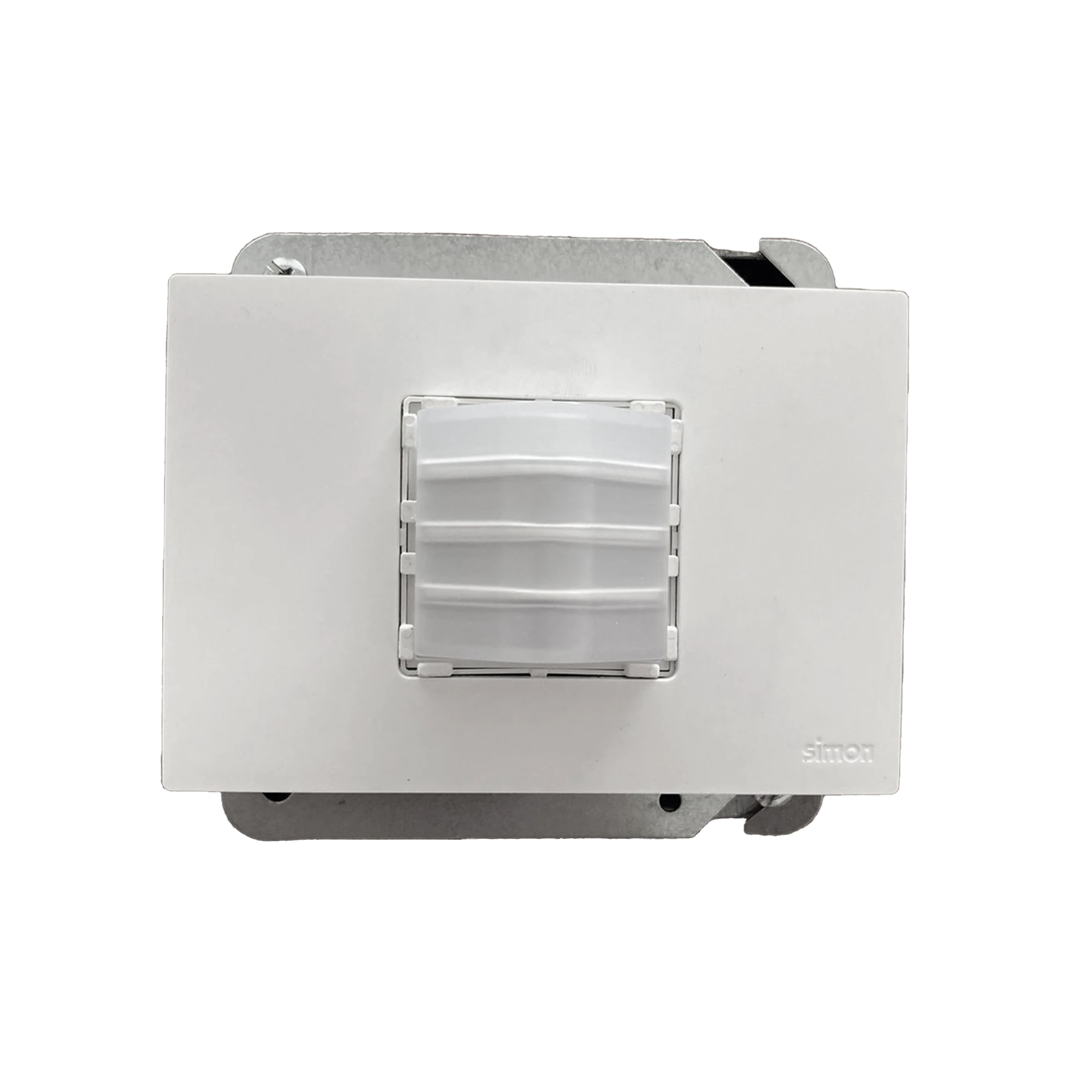 MARCO BLANCO CON PLACA METALICA PARA CAJA AMERICANA-Sistemas de Emergencia-IBERNEX-Bsai Seguridad & Controles