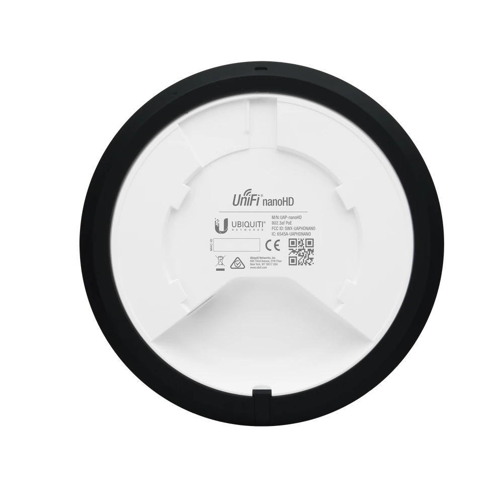 MASCARA DECORATIVA DISEÑO EN NEGRO PARA UAP-NANOHD, PAQUETE DE 3 MASCARAS-Redes WiFi-UBIQUITI-Bsai Seguridad & Controles