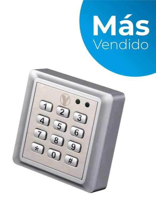 YLI YK668 - TECLADO PARA CONTROL DE ACCESO PARA TARJETA ID A PRUEBA DE AGUA PARA 2000 TARJETAS ID Y 1 PASSWORD/ #MÁSVENDIDO-Teclados-YLI-74181-Bsai Seguridad & Controles