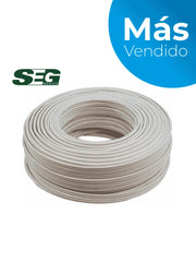 TVC CB20M - CABLE BUJÍA O DOBLE AISLADO PARA CERCOS ELÉCTRICOS / MULTIFILAR 22 AWG / BOBINA DE 20 MTS/ #MÁSVENDIDO-Alambres y Cables-YONUSA-Bsai Seguridad & Controles
