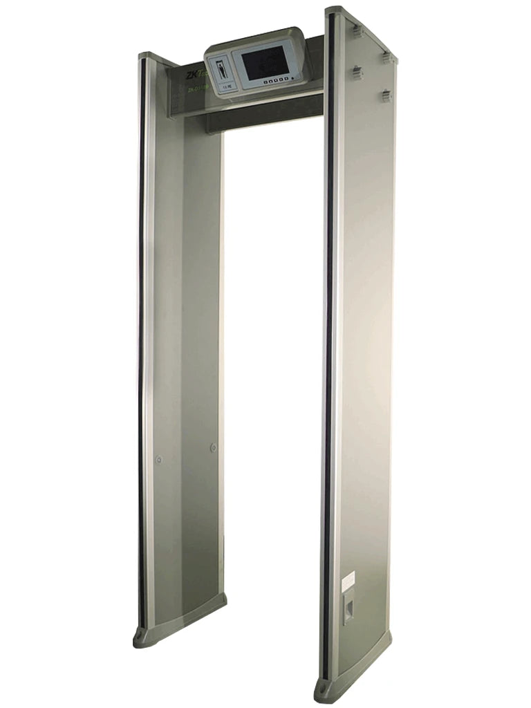 ZKTECO D3180 - ARCO DETECTOR DE METALES / 18 ZONAS DE DETECCIÓN / PANTALLA LCD 7"/ 500 NIVELES DE SENSIBILIDAD POR ZONA / CONTEO DE ALARMAS Y PERSONAS / PASSWORD DE PROTECCIÓN / INDICADORES LED / MATERIAL A PRUEBA DE FUEGO-Detectores de Metal Arco-ZKTECO-Bsai Seguridad & Controles