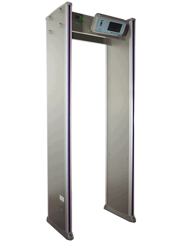 ZKTECO D3180 - ARCO DETECTOR DE METALES / 18 ZONAS DE DETECCIÓN / PANTALLA LCD 7"/ 500 NIVELES DE SENSIBILIDAD POR ZONA / CONTEO DE ALARMAS Y PERSONAS / PASSWORD DE PROTECCIÓN / INDICADORES LED / MATERIAL A PRUEBA DE FUEGO-Detectores de Metal Arco-ZKTECO-Bsai Seguridad & Controles