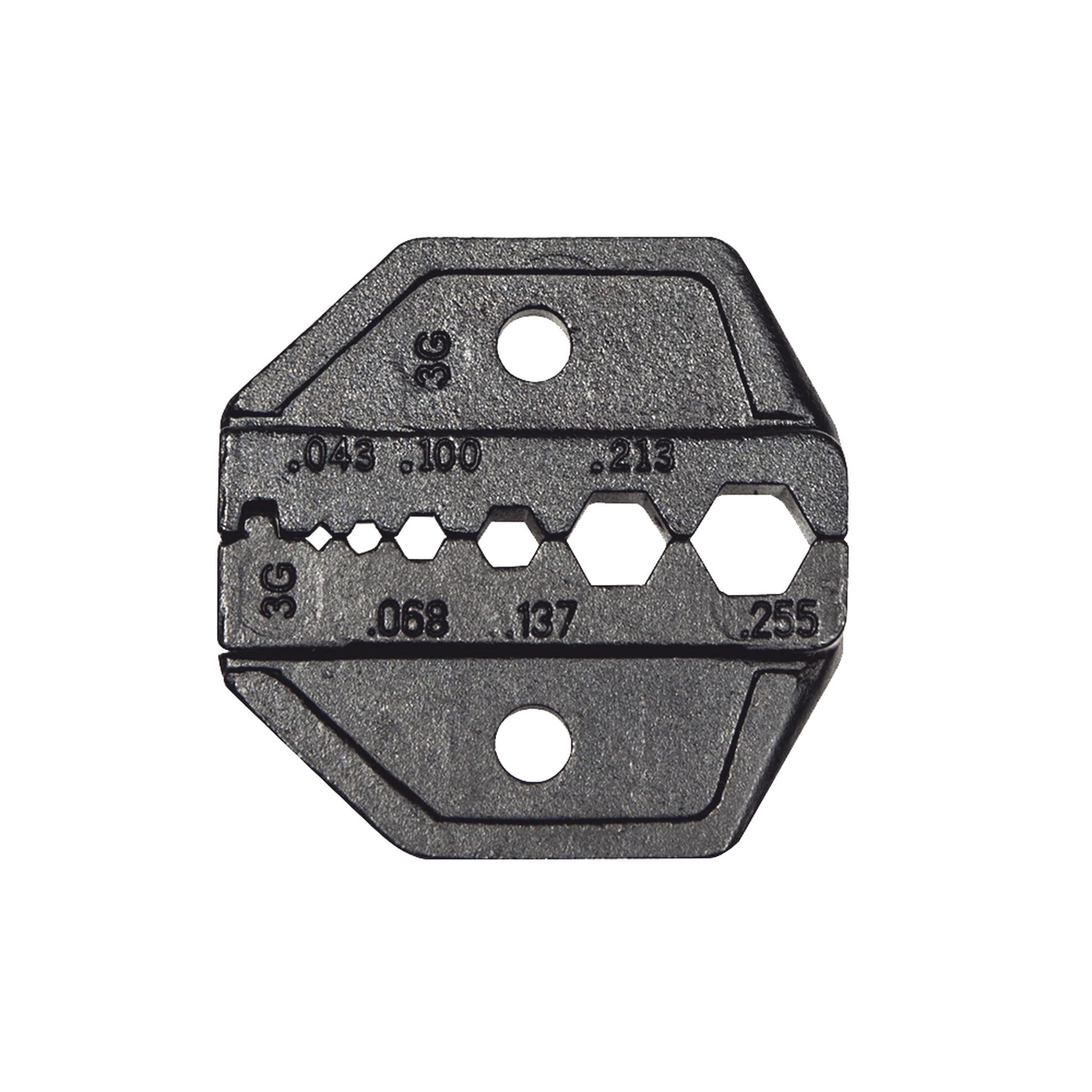 MATRIZ PONCHADORA PARA RG58, RG59, RG62 Y RG174. COMPATIBLE CON PINZA PONCHADORA VDV200-010-Cables y Conectores-KLEIN TOOLS-Bsai Seguridad & Controles