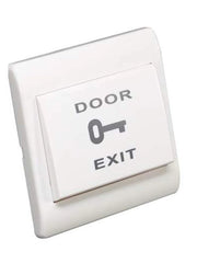 YLI PBK812 - BOTON LIBERADOR DE PLASTICO PARA CONTROLES DE ACCESO / FUNCION NORMALMENTE ABIERTO / COMPATIBLE CON CAJA ABK800BP / MBB8008P-Tarjetas y Botones-YLI ELECTRONIC-Bsai Seguridad & Controles