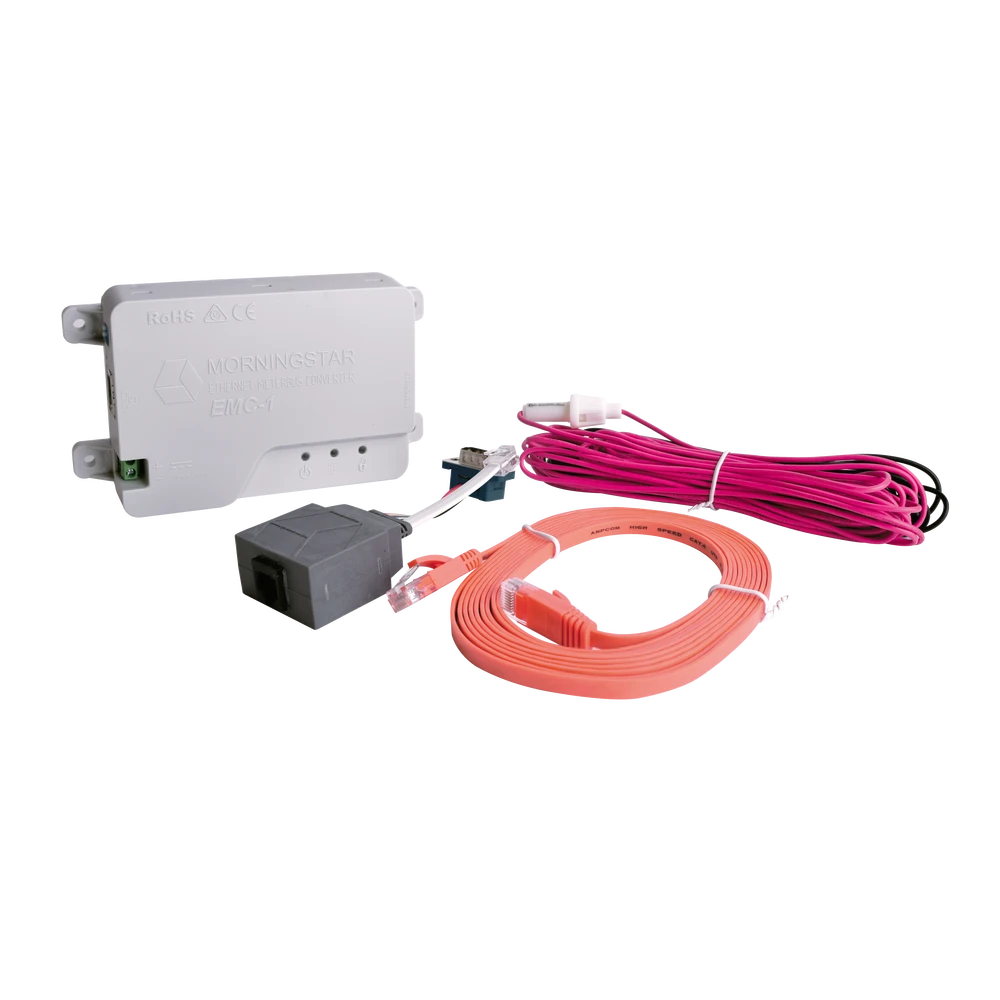 MC1 (EMC1) CONVERTIDOR ETHERNET A METERBUS FUERA DE LA RED ELÉCTRICA-Energía Solar y Eólica-MORNINGSTAR-Bsai Seguridad & Controles