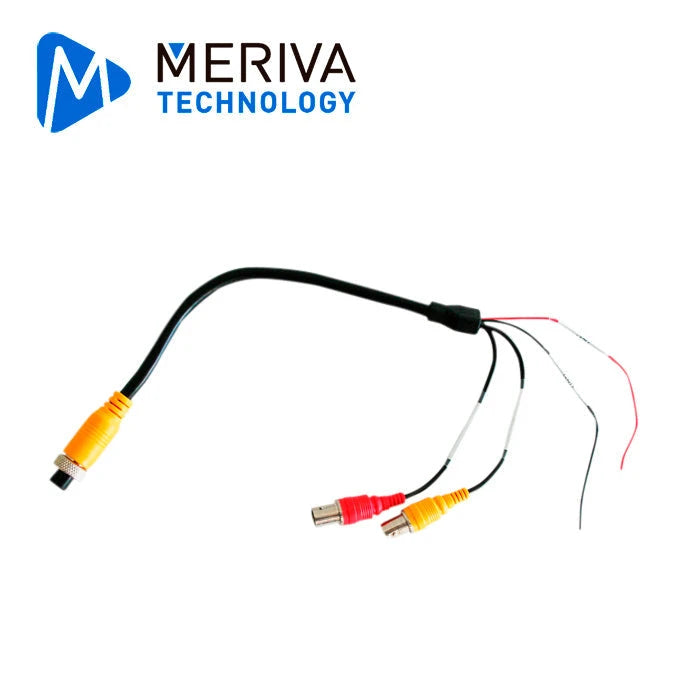 CABLE CONVERTIDOR PARA CAMARAS AHD CON CONECTOR BNC A DIN DE AVIACION MERIVA TECHNOLOGY MODELO MVA-BNCDIN COMPATIBLE CON TODAS LAS SERIES DE GRABADORES (EXCEPTO MDC220 / MDC230 Y MDC240)-Accesorios Videovigilancia-MERIVA TECHNOLOGY - STREAMAX-Bsai Seguridad & Controles