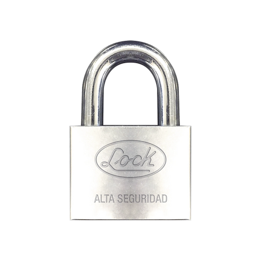 CANDADO DE HIERRO ALTA SEGURIDAD CON LLAVE DE DISCO/ ACABADO CROMADO/ LLAVES ABLOY/ MEDIDA DE HORQUILLA 34 MM.-Cerraduras-LOCK-SYS-LCA-C40-Bsai Seguridad & Controles