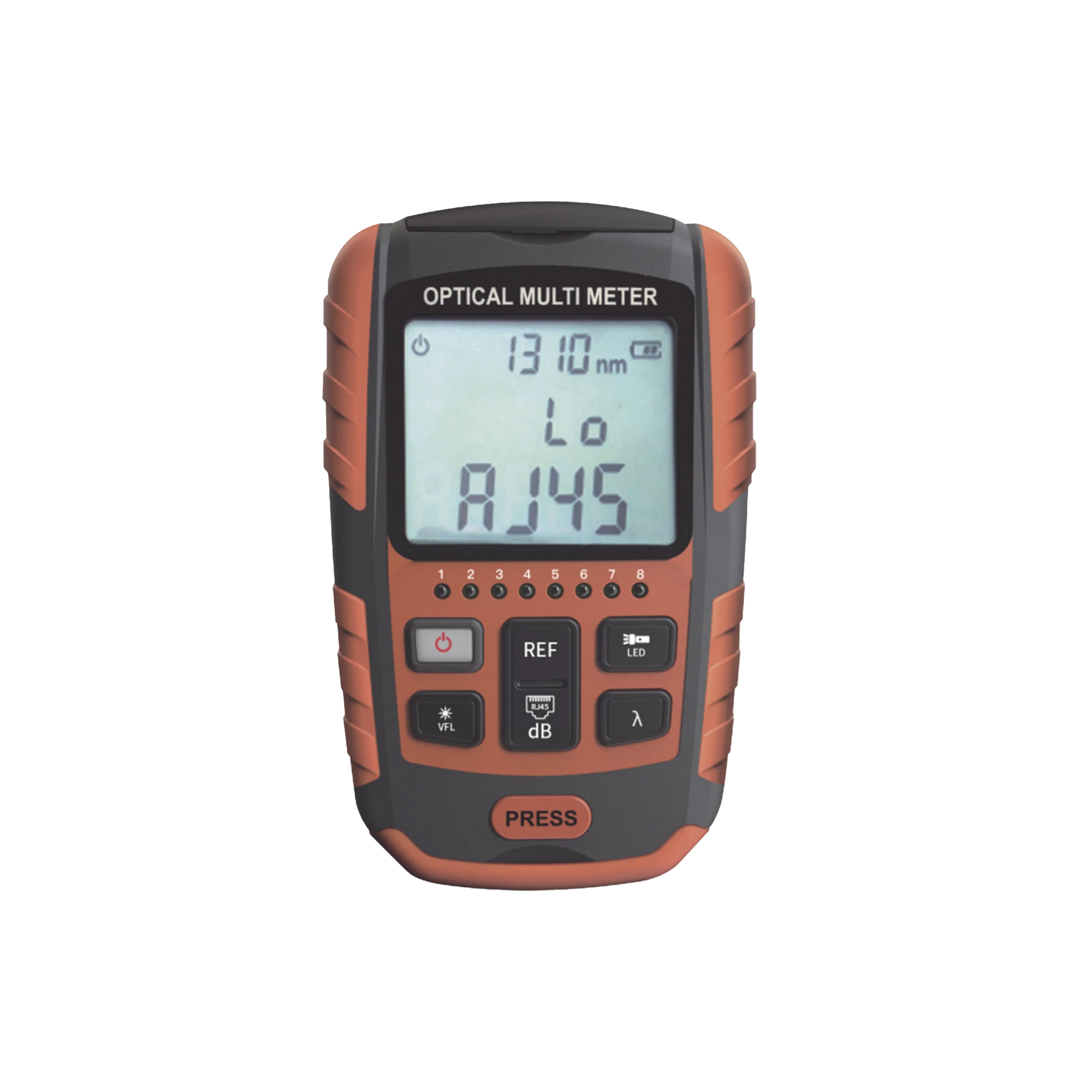 MEDIDOR DE POTENCIA ÓPTICA (MINI OPM) / VERSIÓN REDUCIDA / COMPATIBLE CON FIBRA ÓPTICA MULTIMODO Y MONOMODO / SOPORTA CONECTORES SC, ST Y FC / INCLUYE FUNCIÓN DE VFL 2 MW / INCLUYE FUNCIÓN PARA PROBAR CABLES RJ45 / RECAR-Fibra Óptica-LINKEDPRO BY EPCOM-LP-M-OPM-R-Bsai Seguridad & Controles