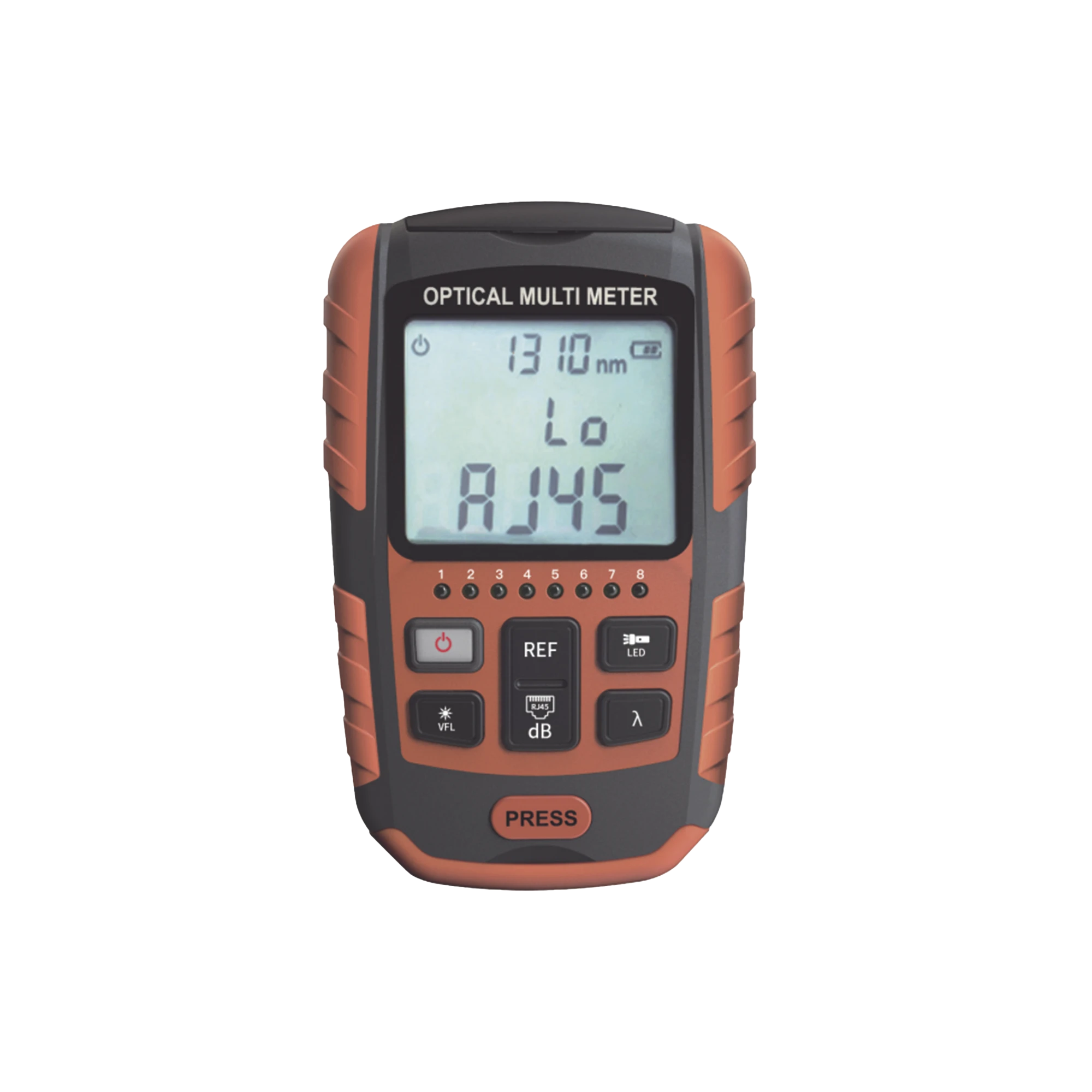 MEDIDOR DE POTENCIA ÓPTICA (MINI OPM) / VERSIÓN REDUCIDA / COMPATIBLE CON FIBRA ÓPTICA MULTIMODO Y MONOMODO / SOPORTA CONECTORES SC, ST Y FC / INCLUYE FUNCIÓN DE VFL 2 MW / INCLUYE FUNCIÓN PARA PROBAR CABLES RJ45 / RECAR-Fibra Óptica-LINKEDPRO BY EPCOM-LP-M-OPM-R-Bsai Seguridad & Controles