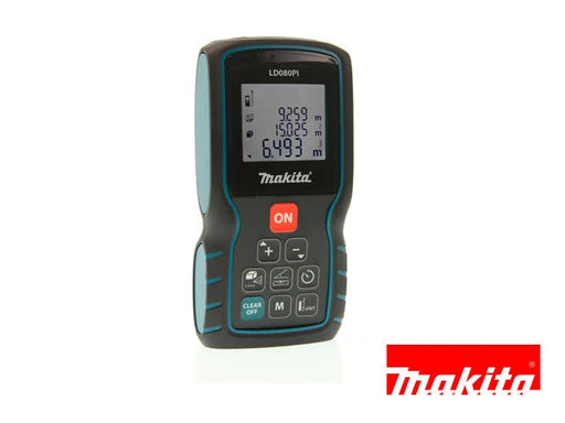 MEDIDOR LASER DE DISTANCIA MAKITA LD080PI 5-80MTS CON INCLIN-Herramientas-MAKITA-LD080PI-Bsai Seguridad & Controles