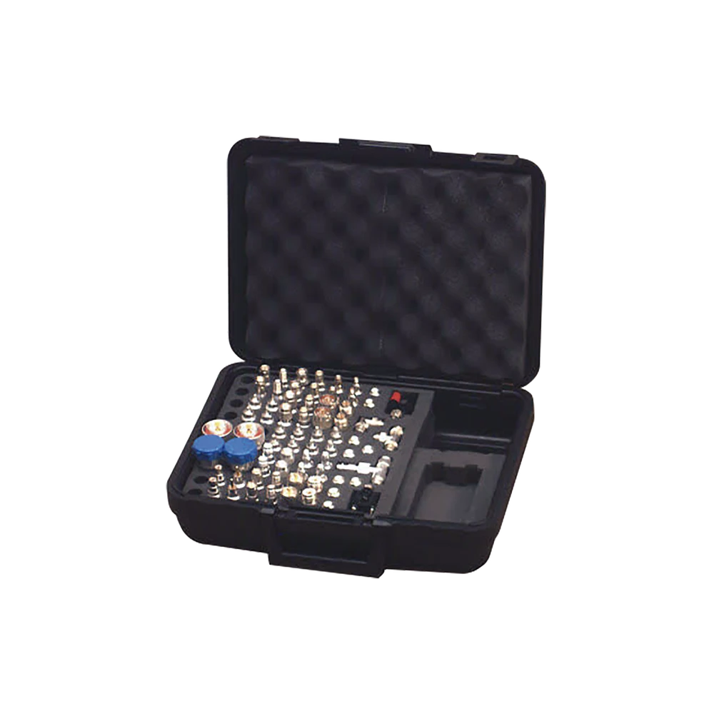 MEGA KIT DE ADAPTADORES UNIDAPT DE 70 PIEZAS, EN CONJUNTO TODOS LOS DEL RFA-4019 Y RFA-4023-01 EN UN SOLO ESTUCHE CON BISAGRAS-Adaptadores-RF INDUSTRIES,LTD-Bsai Seguridad & Controles