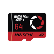MEMORIA MICROSD / CLASE 10 DE 64GB / ESPECIALIZADA PARA DRONES COMERCIALES, CÁMARAS DE FOTOGRAFÍA Y DE VIDEO / 180 MB/S LECTURA / 150 MB/S ESCRITURA-Servidores / Almacenamiento-HIKSEMI BY HIKVISION-Bsai Seguridad & Controles