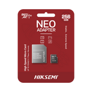 MEMORIA MICROSD CON ADAPTADOR IDEAL PARA CELULAR O TABLET / 256 GB / MULTIPROPÓSITO-Almacenamiento-HIKSEMI BY HIKVISION-Bsai Seguridad & Controles