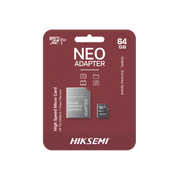 MEMORIA MICROSD CON ADAPTADOR IDEAL PARA CELULAR O TABLET / 64 GB / MULTIPROPÓSITO-Almacenamiento-HIKSEMI BY HIKVISION-Bsai Seguridad & Controles