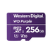 MEMORIA MICROSD DE 256 GB PURPLE, ESPECIALIZADA PARA VIDEOVIGILANCIA, 3 VECES MAYOR DURACIÓN QUE UNA CONVENCIONAL-Almacenamiento-WESTERN DIGITAL-WD256MSD-Bsai Seguridad & Controles