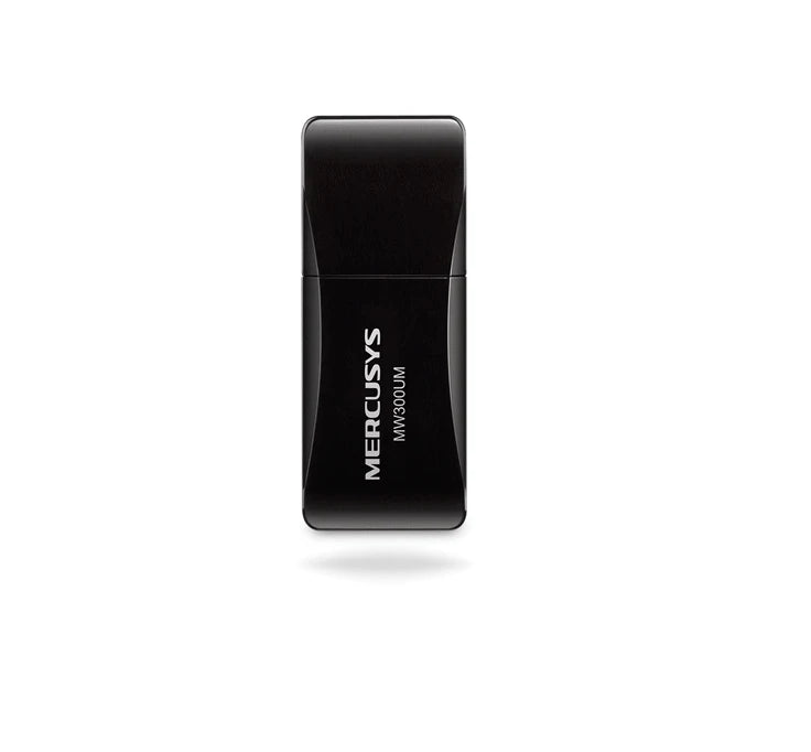 MERCUSYS MW300UM - ADAPTADOR INALÁMBRICO N , 300 MBPS 2.4 GHZ , 2 ANTENAS INTERNAS , DISEÑO PORTÁTIL.-Adaptadores USB inalámbricos-MERCUSYS-Bsai Seguridad & Controles