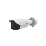 BALA IP DUAL / TÉRMICA 9.7 MM (160 X 120) / ÓPTICO 8 MM (4 MEGAPIXEL) / DETECCIÓN DE PERSONAS 285 M /40 MTS IR / EXTERIOR IP67 / POE / TERMOMÉTRICA / DETECCIÓN DE TEMPERATURA / SIRENA Y LUZ INTE / MICRO SD 32 GB INCLUIDA-Cámaras IP y NVRs-HIKVISION-Bsai Seguridad & Controles