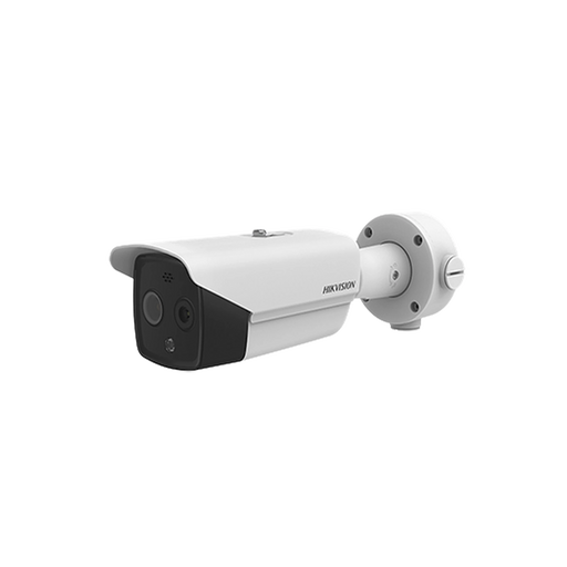 BALA IP DUAL / TÉRMICA 9.7 MM (160 X 120) / ÓPTICO 8 MM (4 MEGAPIXEL) / DETECCIÓN DE PERSONAS 285 M /40 MTS IR / EXTERIOR IP67 / POE / TERMOMÉTRICA / DETECCIÓN DE TEMPERATURA / SIRENA Y LUZ INTE / MICRO SD 32 GB INCLUIDA-Cámaras IP y NVRs-HIKVISION-DS-2TD2617-10/QA-Bsai Seguridad & Controles