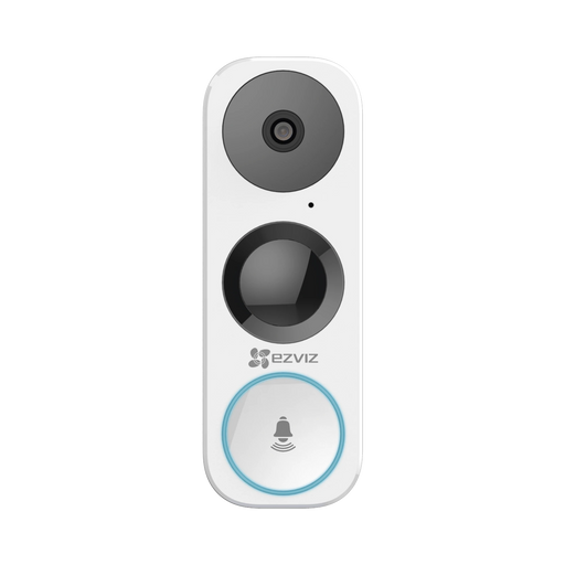 TIMBRE AUTONOMO IP CÁMARA 3MP / IR 5M / SENSOR PIR / P65 / ANGULO DE VISIÓN 180° / AUDIO DE DOS VÍAS / MICRO SD-Cámaras IP-EZVIZ-CS-DB1-Bsai Seguridad & Controles