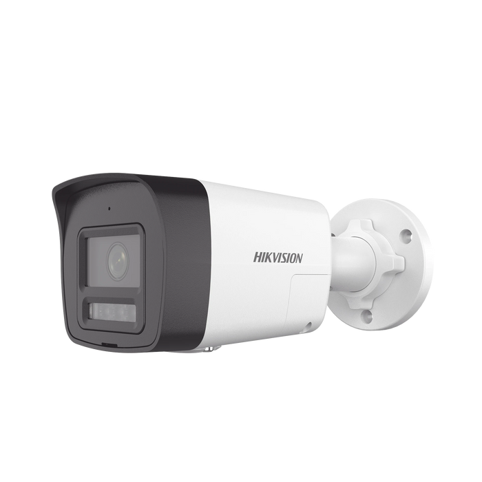 BALA IP 4 MEGAPIXEL / LENTE 2.8 MM / DUAL LIGHT (30 MTS IR + 20 MTS LUZ BLANCA) / AUDIO DE DOS VÍAS / LUZ INTERMITENTE Y ALERTA DE AUDIO / MICRÓFONO INTEGRADO / ACUSENSE LITE / EXTERIOR IP67 / H.265 / POE / ONVIF / MICRO SD-Cámaras IP y NVRs-HIKVISION-DS-2CD1043G2-LIUF/SL-Bsai Seguridad & Controles