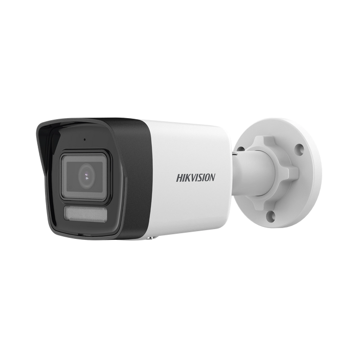 BALA IP 8 MEGAPIXEL (4K) / LENTE 2.8 MM / DUAL LIGHT (30 MTS IR + 20 MTS LUZ BLANCA) / MICRÓFONO INTEGRADO / ACUSENSE LITE / EXTERIOR IP67 / H.265 / POE / ONVIF / MICRO SD-Cámaras IP y NVRs-HIKVISION-DS-2CD1083G2-LIU(F)-Bsai Seguridad & Controles