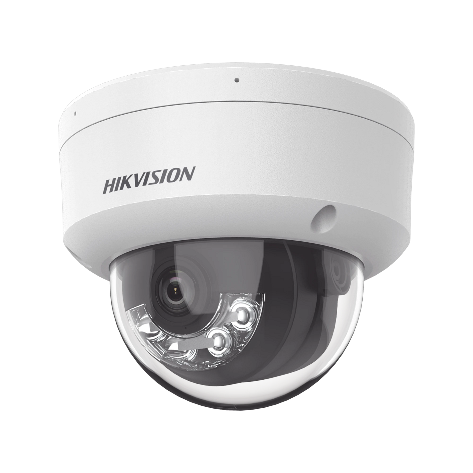 DOMO IP 2 MEGAPIXEL / LENTE 2.8 MM / DUAL LIGHT (30 MTS IR + 20 MTS LUZ BLANCA) / MICRÓFONO INTEGRADO / ANTIVANDÁLICO IK08 / ACUSENSE LITE / EXTERIOR IP67 / H.265 / POE / ONVIF / MICRO SD-Cámaras IP y NVRs-HIKVISION-Bsai Seguridad & Controles