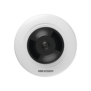 MINI FISHEYE IP 5 MEGAPIXEL / PANORÁMICA 180° - 360° / MICROFONO INTEGRADO / 8 MTS IR / USO EN INTERIOR / POE / MÚLTIPLES VISTAS POR IVMS-4200 / ALARMAS I/O / MICRO SD-Cámaras IP y NVRs-HIKVISION-Bsai Seguridad & Controles