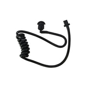 TUBO ACÚSTICO CON CONECTOR GIRATORIO, CODO Y AURICULAR EN COLOR NEGRO P/MICROF.-Refacciones-PRYME-Bsai Seguridad & Controles