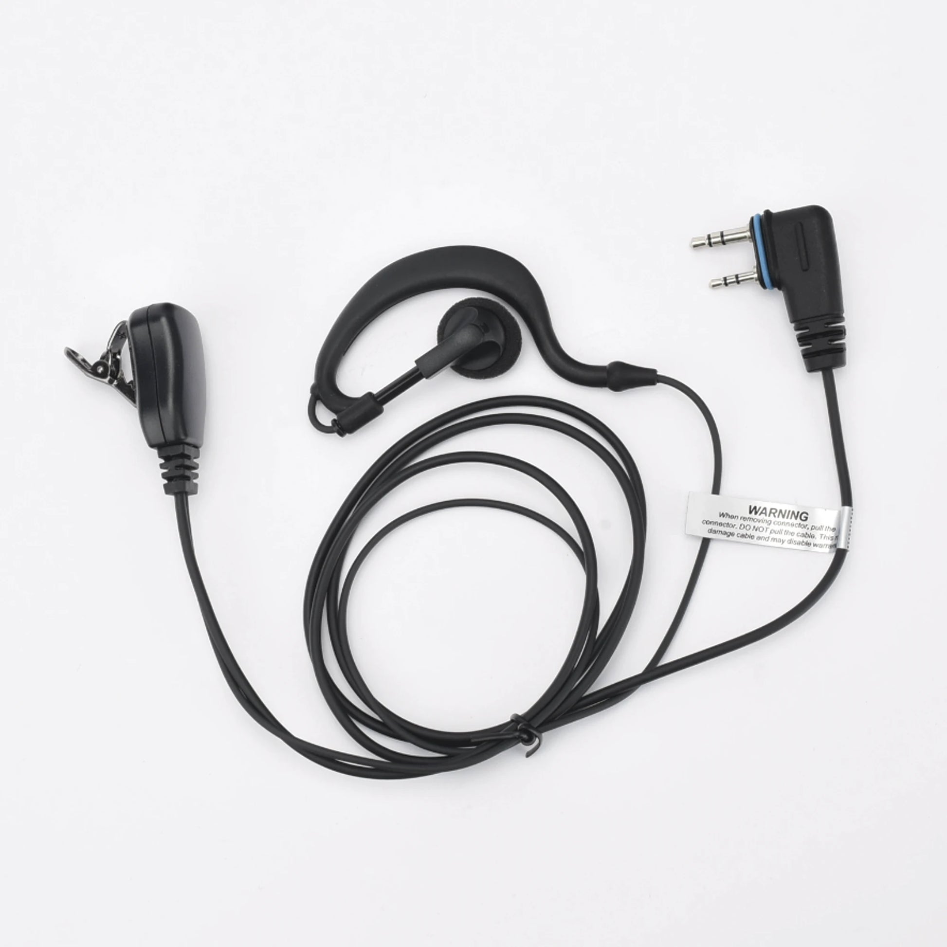 MICRÓFONO - AUDÍFONO DE SOLAPA AJUSTABLE AL OÍDO PARA ICOM IC-F11/ 14/3021/ 3013/ 3103/ 3003/ 1100D/2100D/ICF200-TXPRO-Bsai Seguridad & Controles