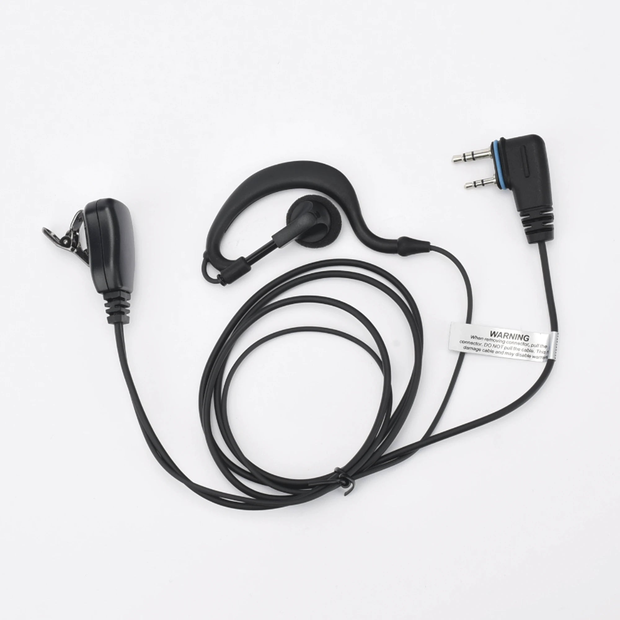 MICRÓFONO - AUDÍFONO DE SOLAPA AJUSTABLE AL OÍDO PARA ICOM IC-F11/ 14/3021/ 3013/ 3103/ 3003/ 1100D/2100D/ICF200-TXPRO-Bsai Seguridad & Controles