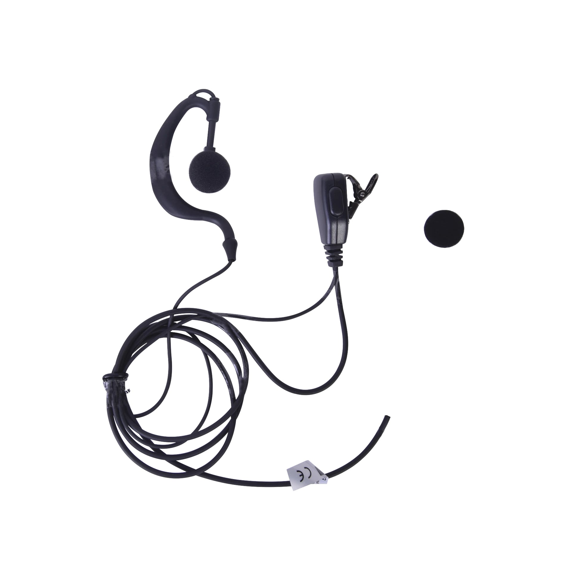 MICRÓFONO - AUDÍFONO DE SOLAPA AJUSTABLE AL OÍDO PARA NXPOC-130-Accesorios para KENWOOD-TXPRO-Bsai Seguridad & Controles