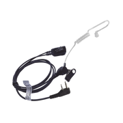 MICRÓFONO - AUDÍFONO DE SOLAPA CON TUBO ACÚSTICO TRANSPARENTE PARA ICOM IC-F11/ 14/ 3021/ 3013/ 3103/ 3003/ 1100D/2100D/ICF200-Accesorios para ICOM-TXPRO-Bsai Seguridad & Controles