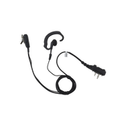 MICRÓFONO DE SOLAPA CON GANCHO SUAVE PARA LA OREJA Y FIBRA TRENZADA PARA PUERTO DE ACCESORIOS ICOM DE 2 PINES CON TORNILLOS-Accesorios para ICOM-PRYME-Bsai Seguridad & Controles